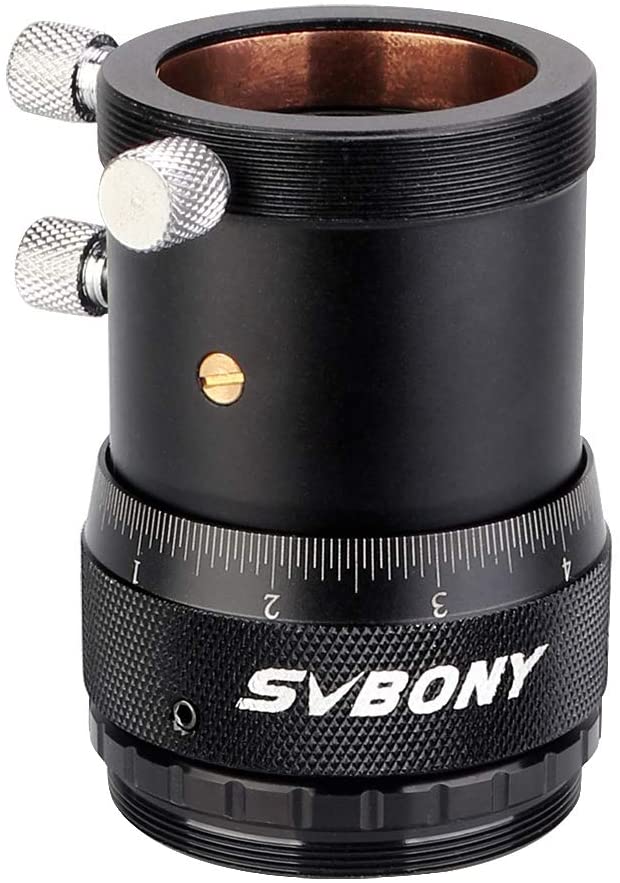SVBONY SV161 1.25 inch Double Helical Focuser High Precision with M31x0.5 Female Thread to SCT Female Thread Adapter 