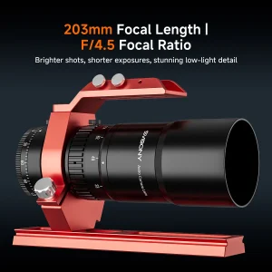 SVBONY SV545 [W9317B] Petzval-Refraktor 45/203mm f/4,5 (mit Gutschein: "545" Zehn Euro sparen)