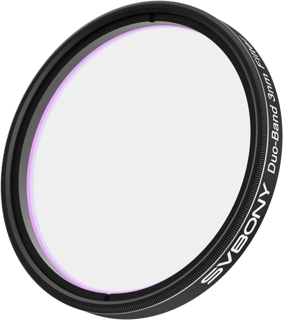 SV220 [W9198B] 2 Zoll Schmalbandfilter 3nm H-Alpha & OIII für Astrofotografie