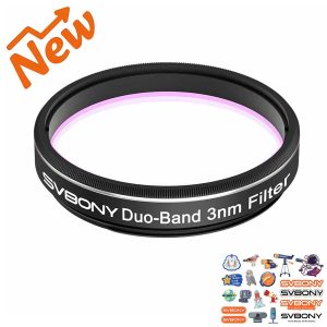 SV220 [W9198A] 1.25 Zoll Schmalbandfilter 3nm H-Alpha & OIII für Astrofotografie